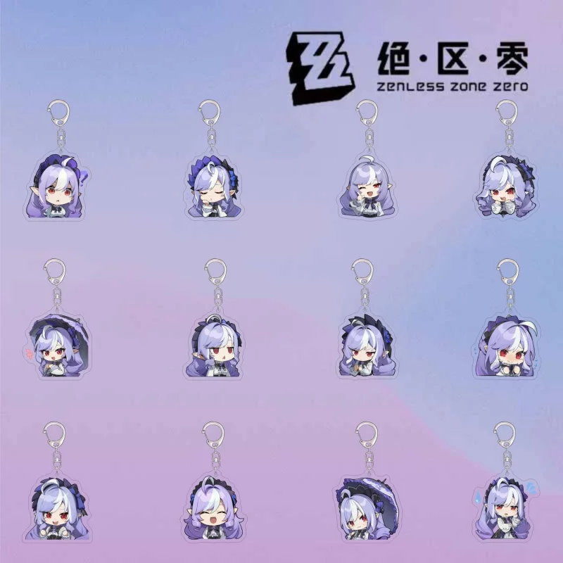 Милый брелок Zenless Zone Zero, милый персонаж Вивиан Бэнши, ролевая игра, Belle Amillion, акриловый кулон, подарочная сумка для фанатов, аксессуары Милый брелок Zenless Zone Zero, милый персонаж Вивиан Бэнши, ролевая игра, Belle Amillion, акриловый кулон, подарочная сумка для фанатов, аксессуары