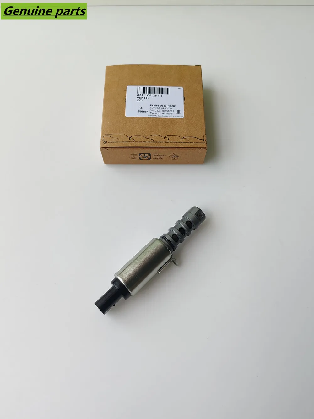 

Genuine Variable Valve Timing Solenoid VVT 06E109257P 06E109257J For Audi A4 Q6 3.2L 4.2L VW Beetle Golf Jetta Rabbit 2.5L L5