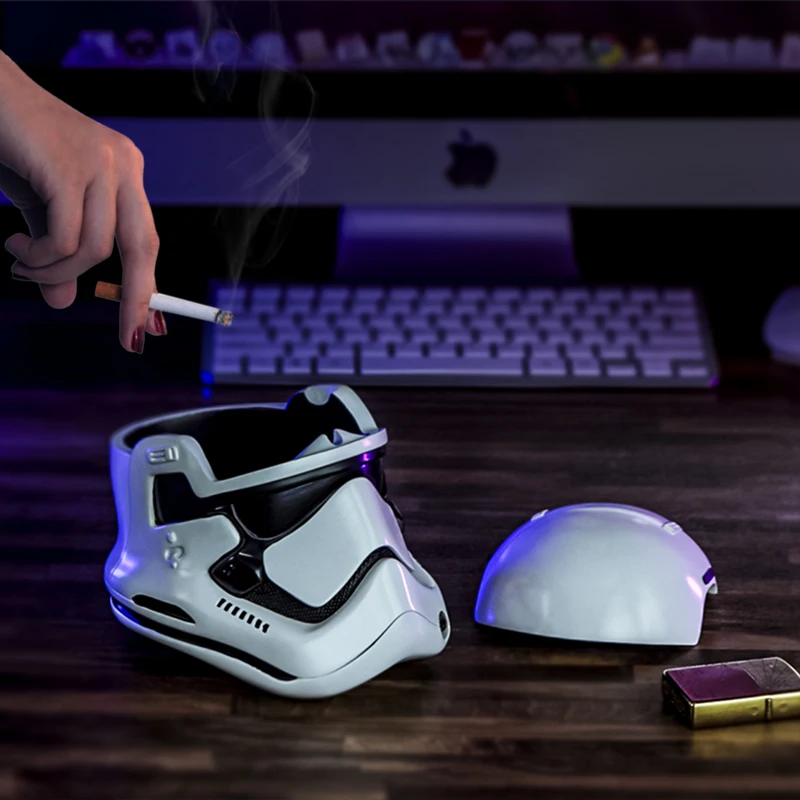 

Аниме «Звездные войны», «Шторм-воин», «Белый солдат», ручная большая пепельница с защитой от лета, подарок на день парня, украшение для хранения