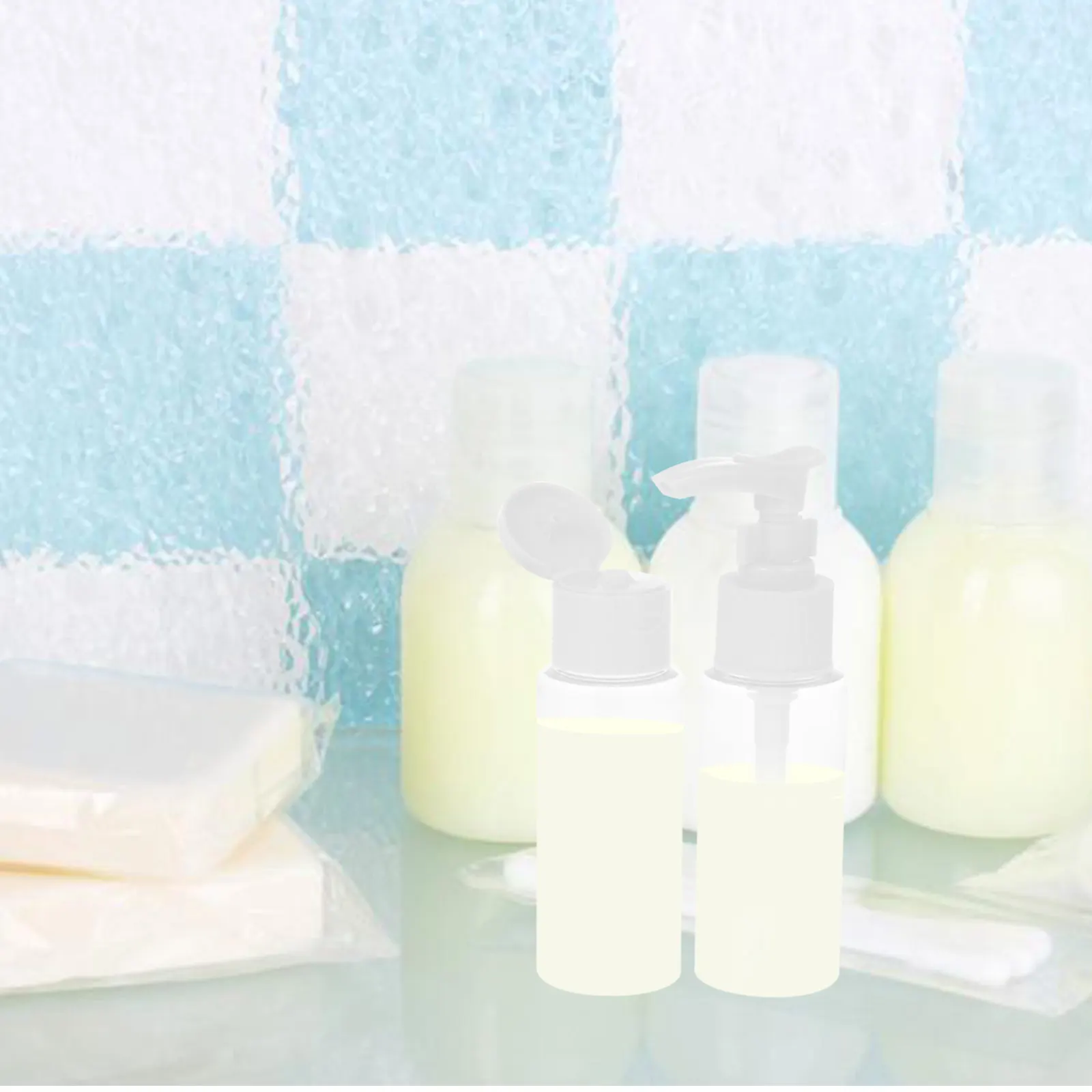 

12pcs Travel Bottle Set Lotion Spray Plastic Leakproof Shampoo Container Reusable Lightweight Compact Design Practical Tools
