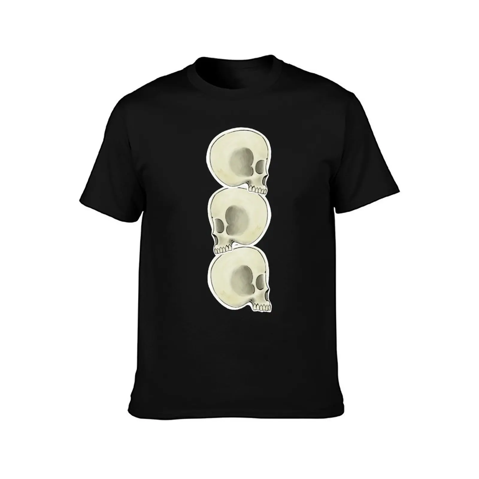Pile of Skulls T-Shirt Summer Casual Loose T-Shirt
