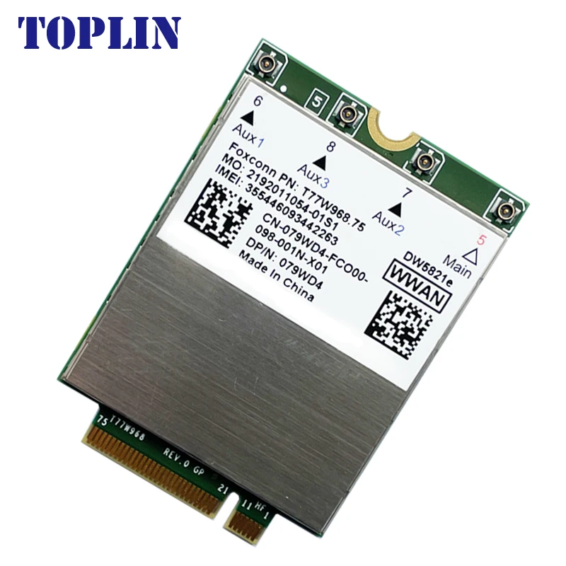 T77W968 DW5821e X20 LTE Cat16 1Gbps FDD-LTE TDD-LTE 4G Module For Dell 5420 5424 7424 7400 Laptop 4G Card USB Adapter