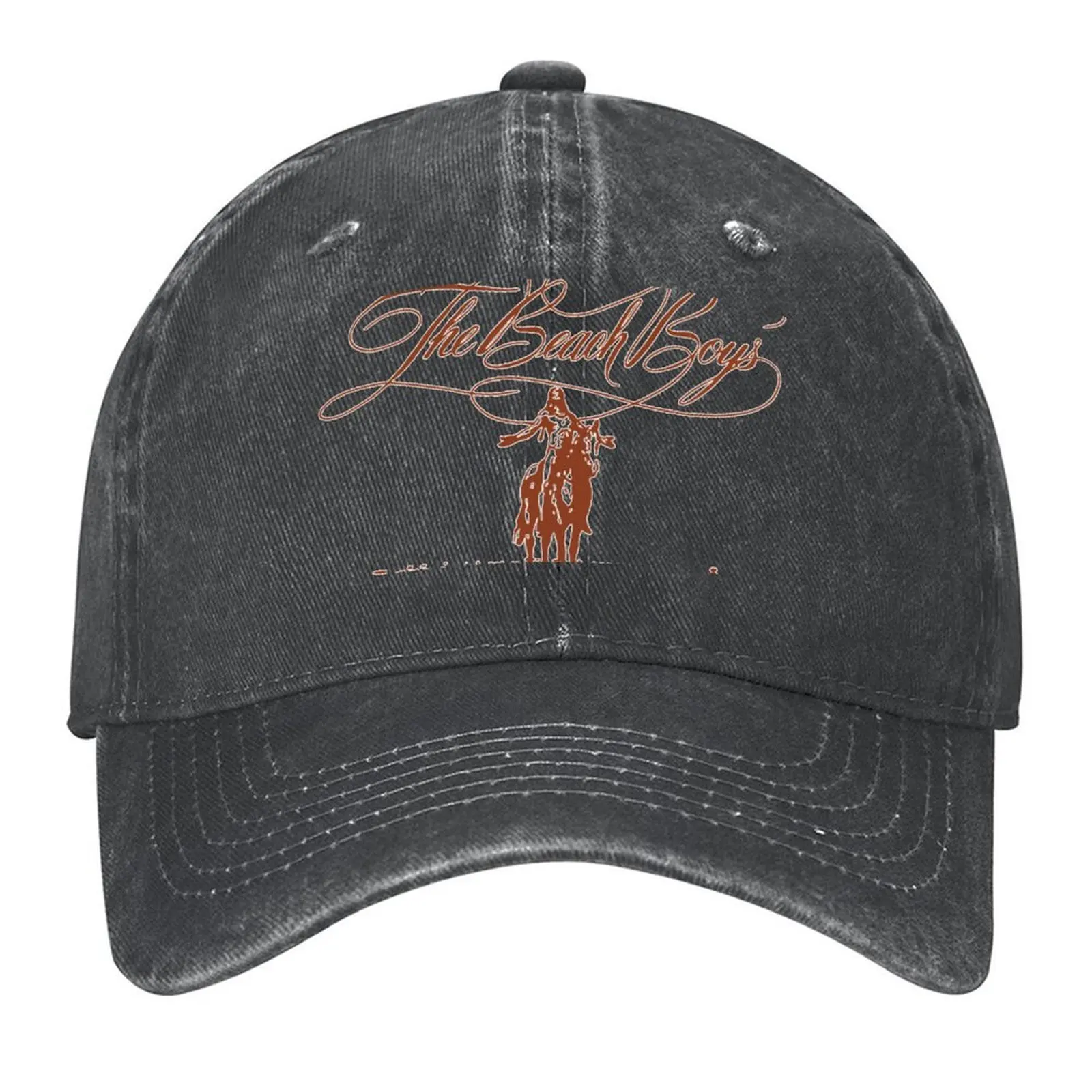 

Bravado-The-Beach-Boys-Script-Logo-Horse-- Baseball Cap Fishing cap funny hat custom Hat Male Women's