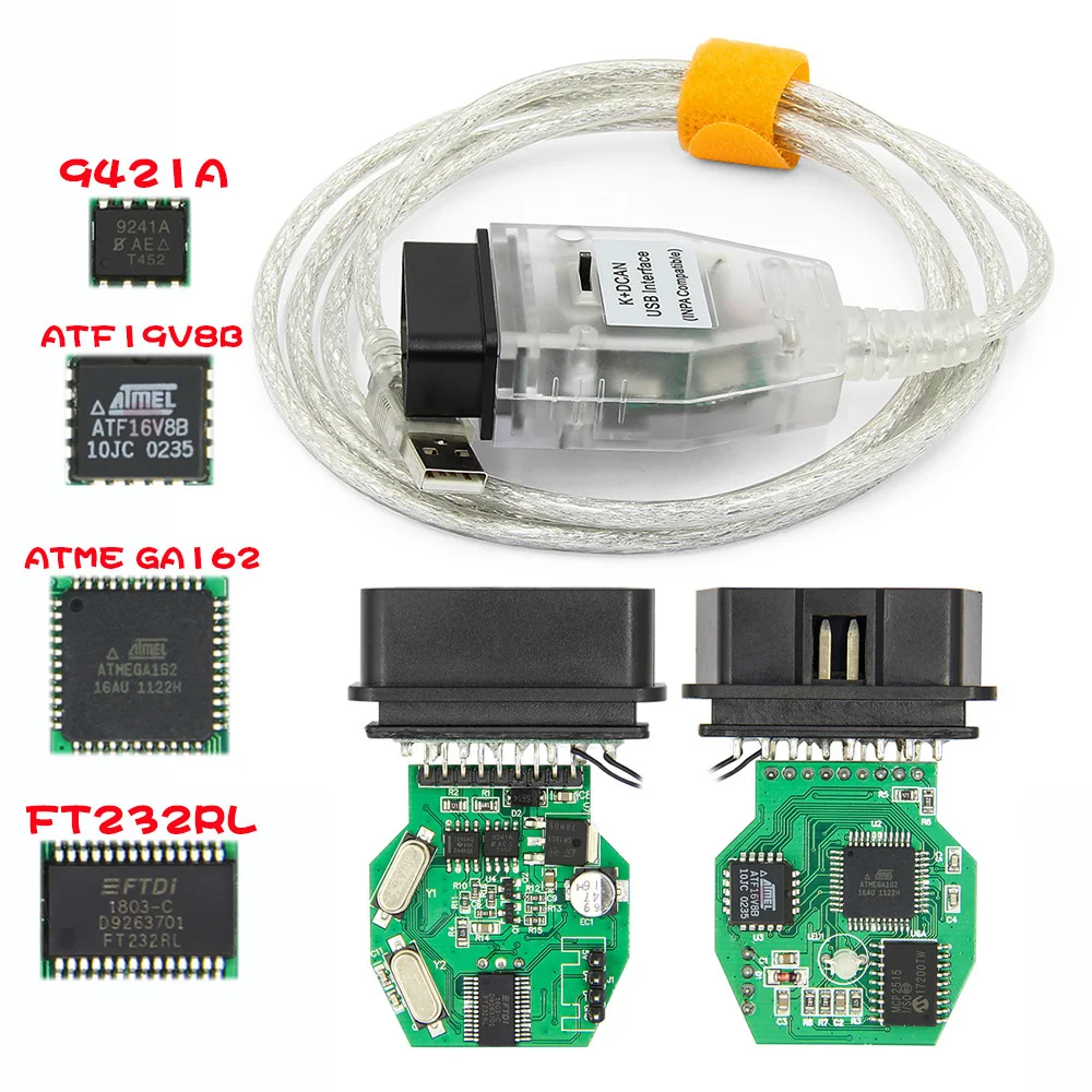 E-series Programming Line BMW INPA with Switch K+CAN FT232 Brush Hidden with Software