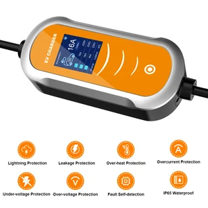 Ipengen EV-Ladegerät für Hybrid-Elektrofahrzeuge, CEE-Stecker, Einstellung des aktuellen Timers, EVSE-Auto-Ladung, Typ 2, 16A, 11 kW, Typ 2, IEC-62169 6 Hauptverkäufe EV 11 kW Ladegerät - №3