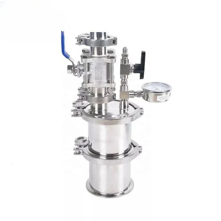 Hot sales1extractor Closed Pressure Column Closed Loop Extraction Set Up with Filter and Coil