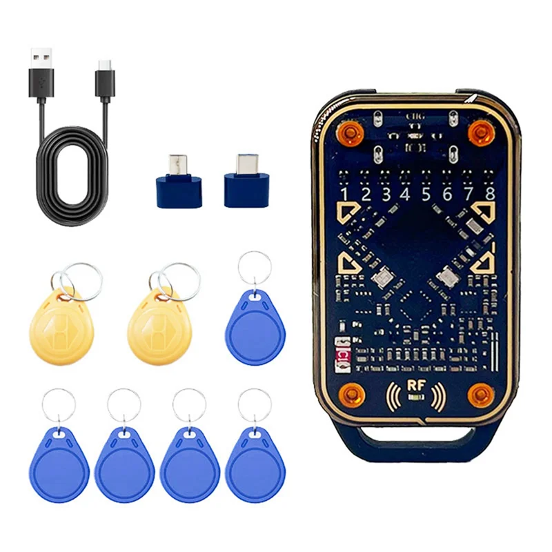 

Y45A-Restart Chameleon Ultra RFID Считыватель смарт-чипов ID IC декодирование NFC Дубликатор + 5200/UID комплект брелоков Эмулятор смарт-карт