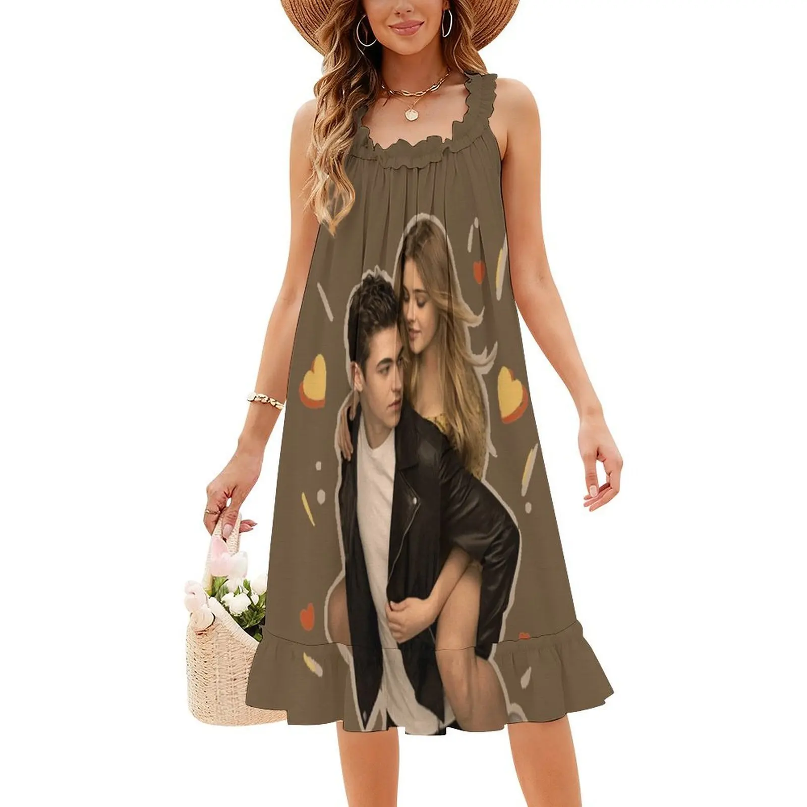 فستان بعد الفيلم تيسا وهاردين بفتحة عنق على شكل قلب فستان صيفي أنيق للحفلات للنساء هاردين هيسا آنا تود تيسا يونغ #4