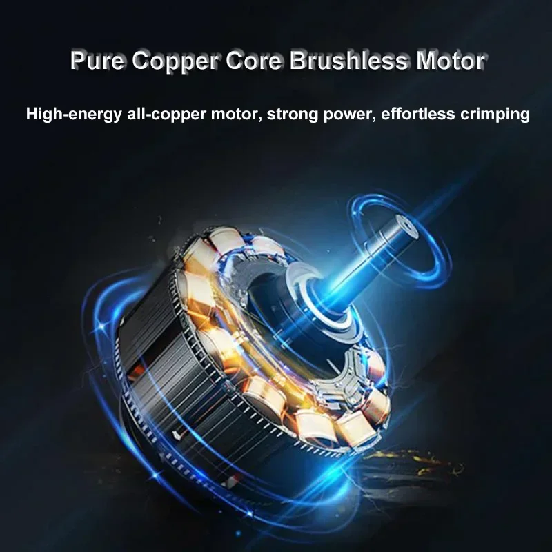 Multi-Functional Small Hydraulic Pipe Pressing Pliers Rechargeable Lithium Voltage Cable Cutting Capability Wire Cutting Feature