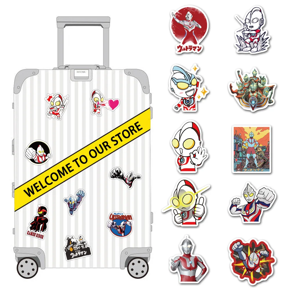 10/30/50 قطعة الكرتون الترامان كامين رايدر ملصقات أنيمي DIY بها بنفسك دفتر سكيت خوذة الدراجة البخارية مقاوم للماء كول طفل ملصق لعبة هدية #6