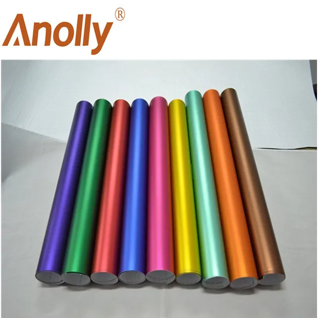 Anolly Matte Satin Chrome Vinyl Car Auto Wrap Car Body Matt Film