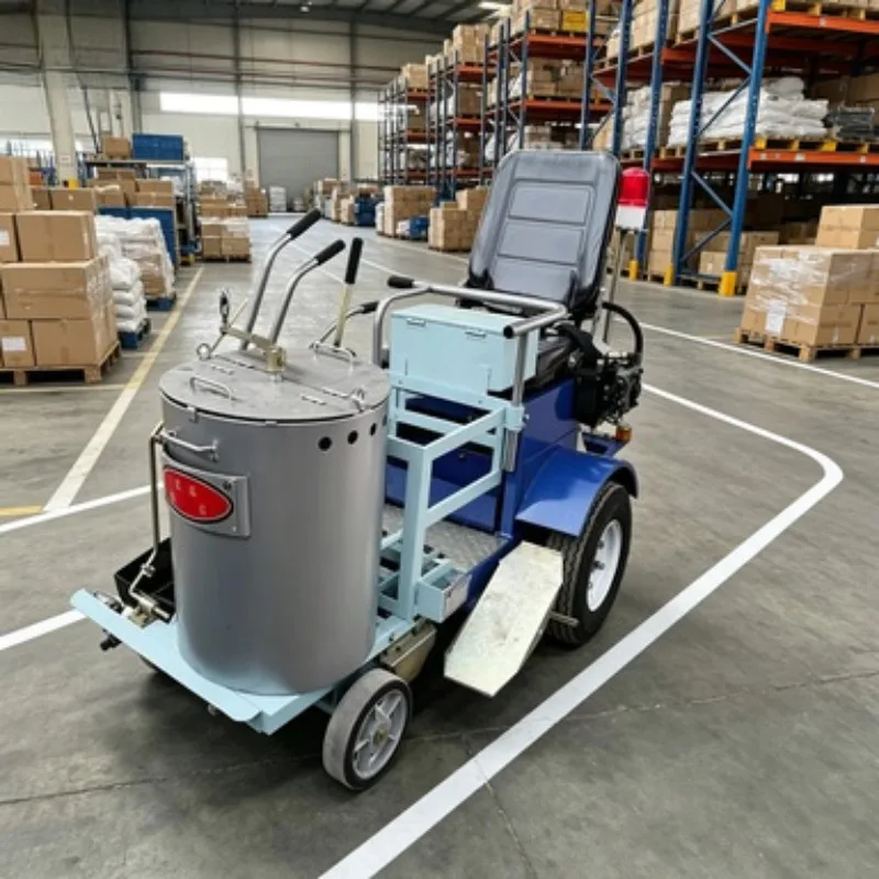 State-of-the-art  road marking paint machine  glass bead spreader automatic big thermoplastic road marking machine