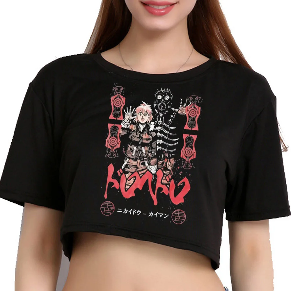Dorohedoro crop top teen gothic baddie y2k cheap korean fashion shirt cheap baddie goth japanese