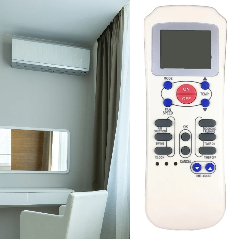 Lightweight Air Conditioner Remote Control for Carrier R14ACE R14CE Air Conditioners Controllers Long lasting Use LX9A