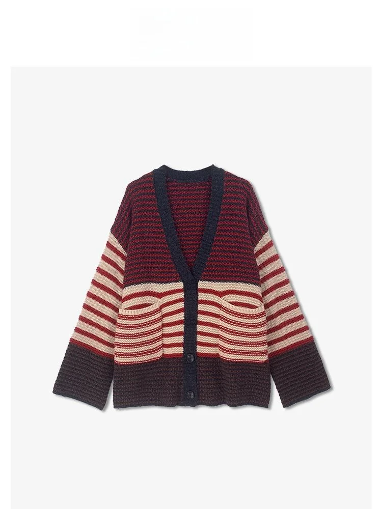 

Linda Sister High End Knitted Cardigan Casual Versatile Autumn Winter Faionable Quali 5ZKS092 Women's Vest Top