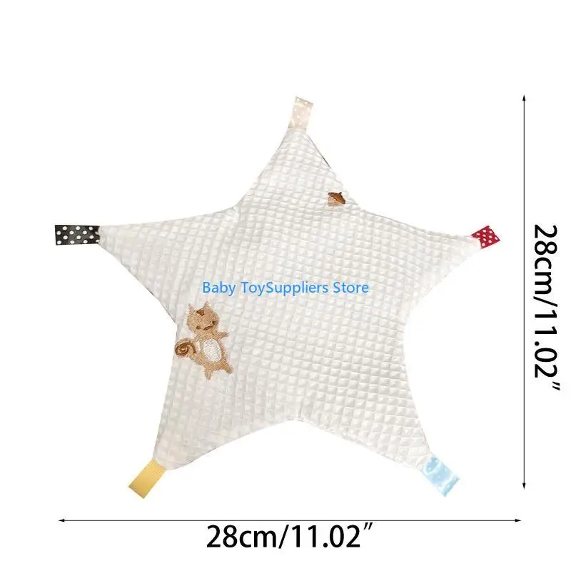 R1WF การ์ตูน Appease ผ้าเช็ดตัวผ้าฝ้ายนุ่มทารกแรกเกิดผ้าพันคอ Plush ผ้าห่มสำหรับเด็กทารกเด็กทารกน่ารักรูปแบบของขวัญ