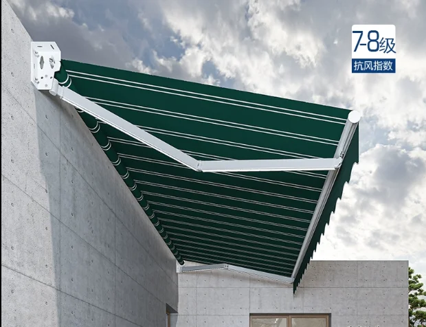 

Sunshade Telescopic Canopy Aluminum Alloy Outdoor Balcony Eaves Home Facade Courtyard Hand/Electric Canopy