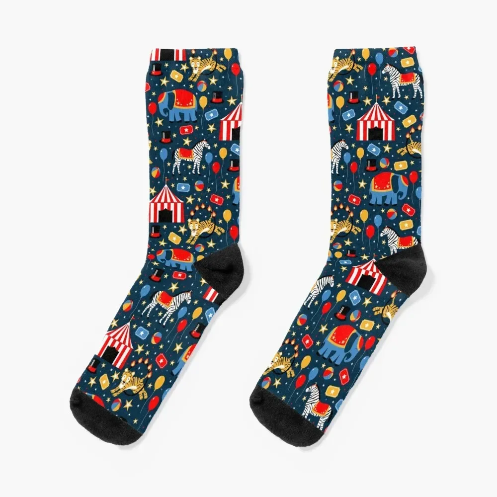 

Under the Big Top Socks cute custom sports Socks For Man Women's