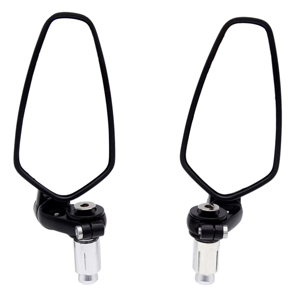 

Alumium Alloy motorcycle bar end mirrors Black 1 Pair * Motorcycle Mirrors Accessories Included