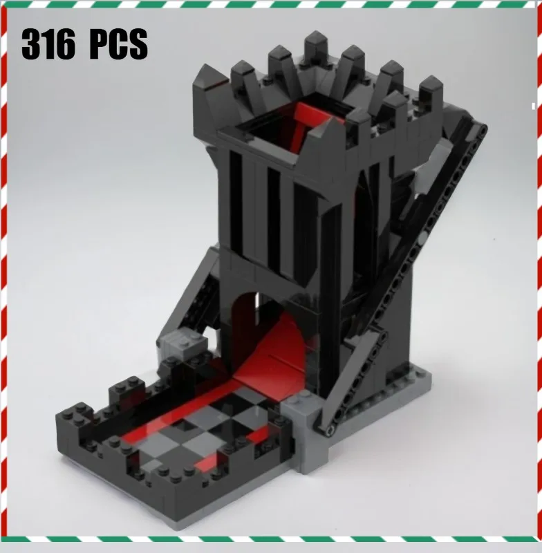 MOC 셀프 로딩 다이스 타워 빌딩 블록 키트 - DIY 조립 브릭 테이블탑 게임 액세서리 모델 어린이 성인 게임 팬 선물