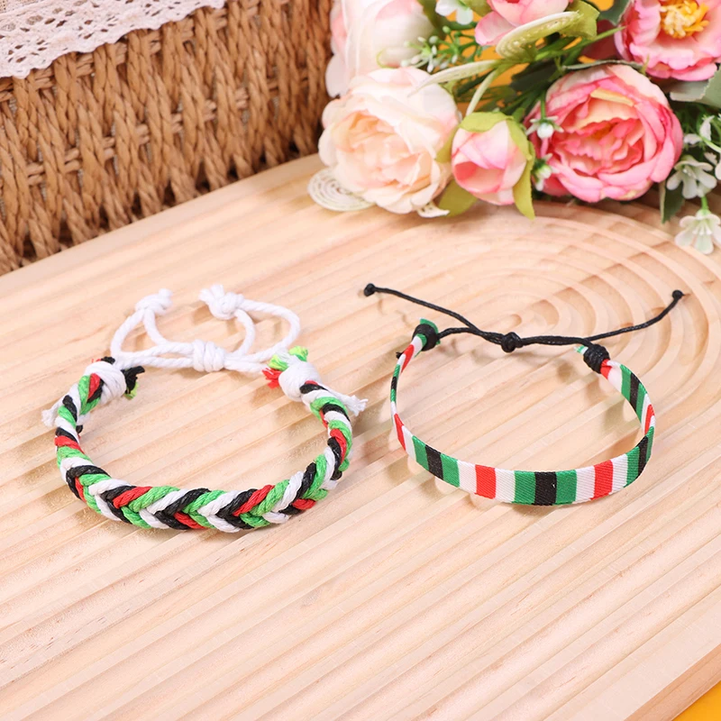 Fashion Weave Bracelet Patterns Multicolor Hand Rope Handband Ethnic Jewelry Gift