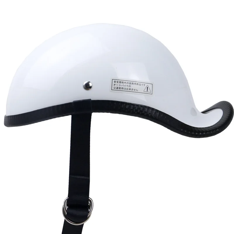 

Latest Dot Approved Retro Half Helmet Hidden Sun Visor Open Face Jet Korea Style Bobble Chopper Baseball Cap Cascos Para Moto