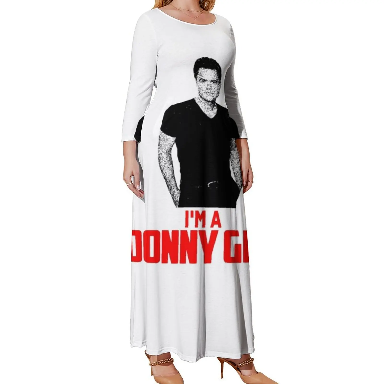 Donny Osmond I_m A Donny, vestido de manga larga para niña, Vestidos de Noche de lujo para mujer, Vestido largo de hada para mujer 2024