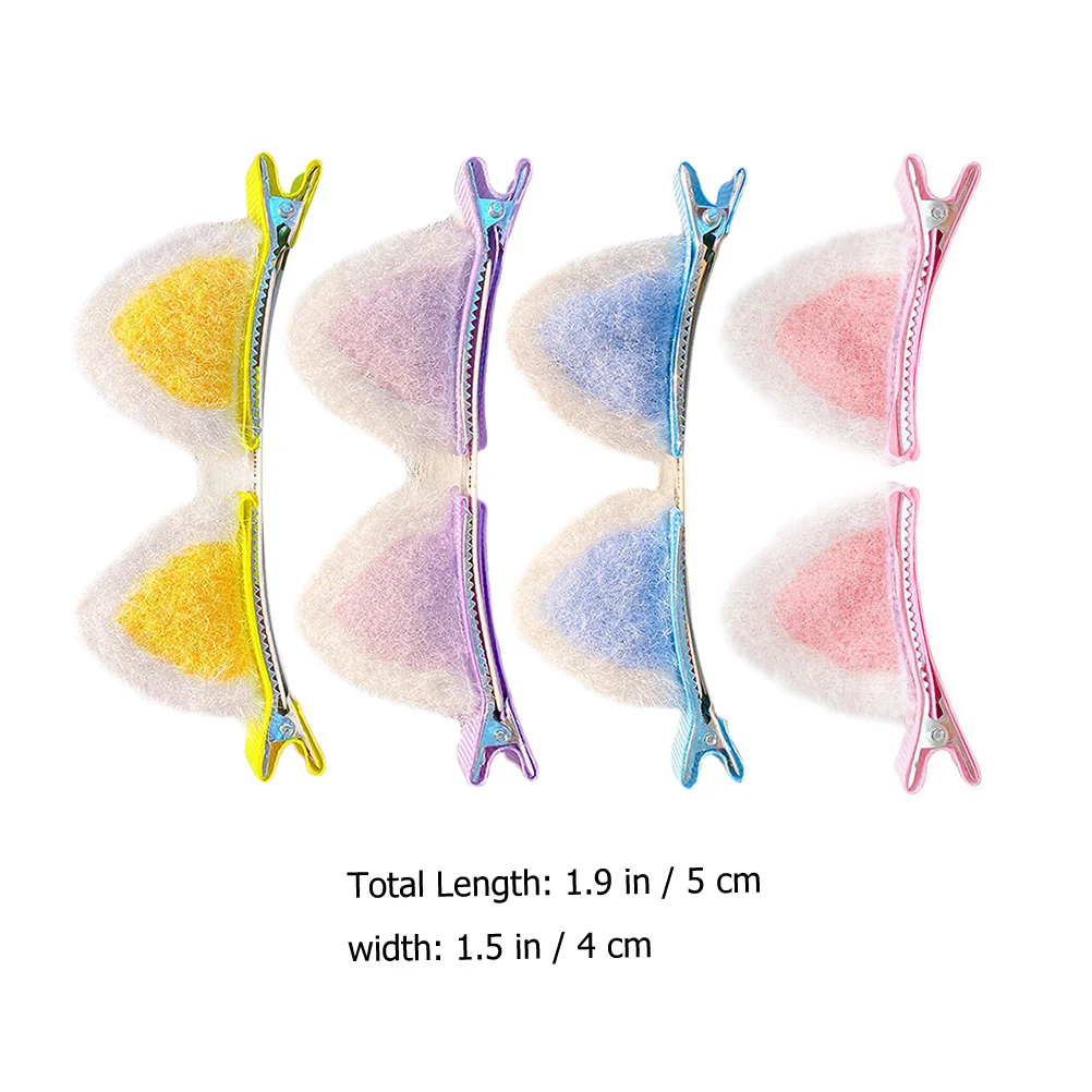 

8Pcs Cat Ear Hair Clips Lovely Unique Shape Hairpins Party Cosplay Accessories Halloween Hair Clamp Cat Ear Barrette