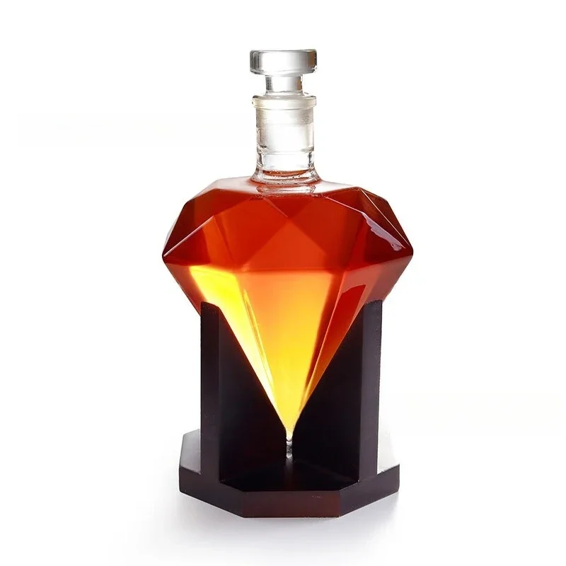 Drill decanter borosilicate glass dispenser craft wine