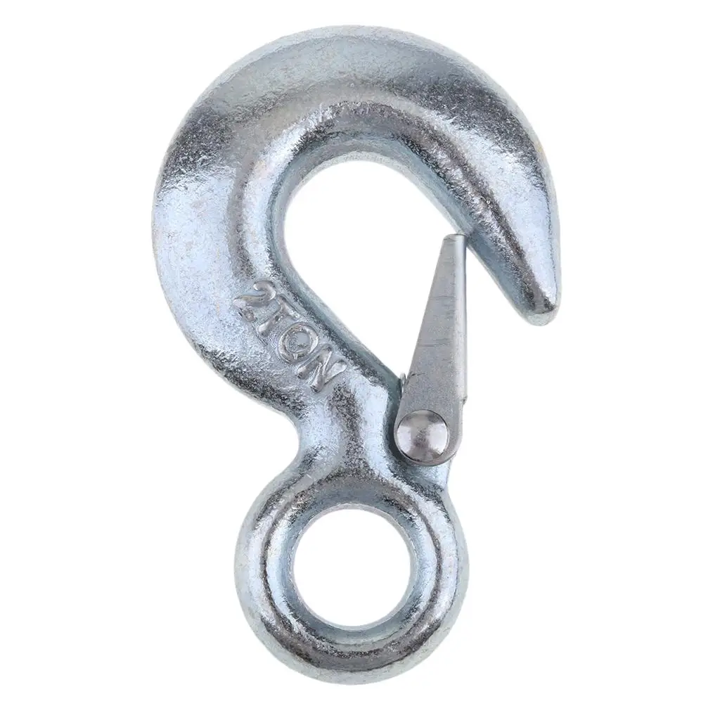5-6pack Forged Steel 2T Eye Hook for Clevis Latch for Winch Cable UTV/ATV