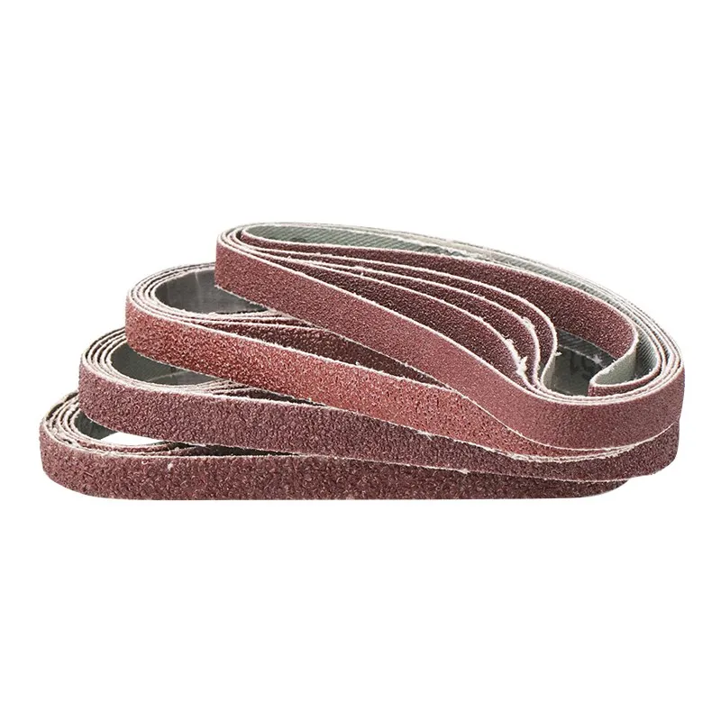 5 Stück Schleif band 10x330mm Schleif band für Holz Weich metalls chleifen Poliers chleif werkzeuge 40 60 80 Körnung – Detail 6