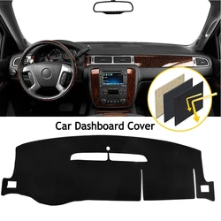 For GMC Yukon Sierra Chevy Suburban Tahoe Avalanche Silverado Dash Mat Dashboard Cover Dashmat Carpet Sun Shade Car Accessories