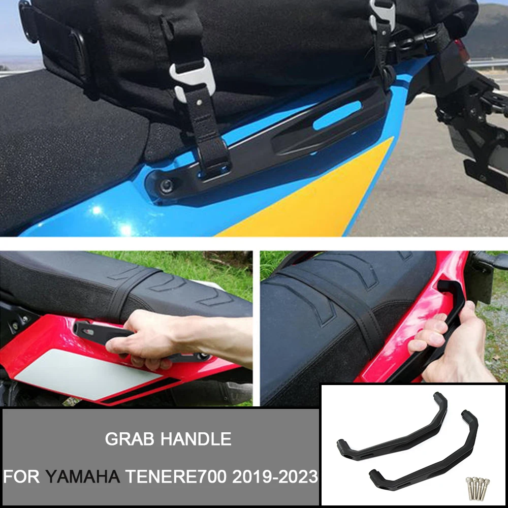 

Для Yamaha Tenere 700 2019 2020 2021 2022 2023 Tenere700 Задняя ручка для сиденья ручка для захвата рельсы аксессуары для мотоциклов