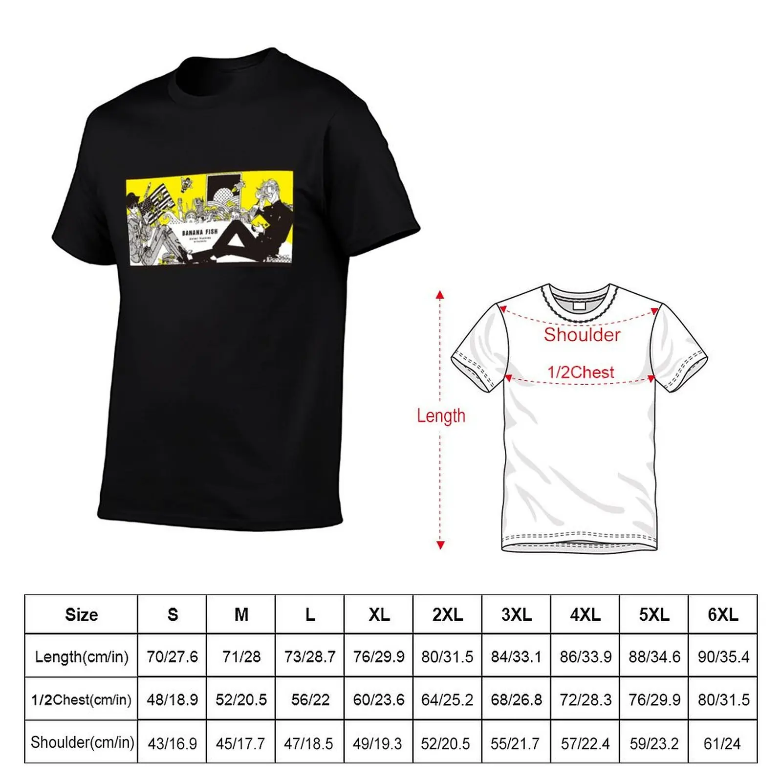 BANANA FISH Akimi Yoshida presents T-Shirt Ultra Soft Breathable Tee Top