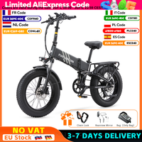 PURE UNICORN U4 Electric Fat Bike 20 Inch Fatbike 48V 1000W 15Ah Foldable Electric Bicycle E Bike Off Road Electric Folding Bike