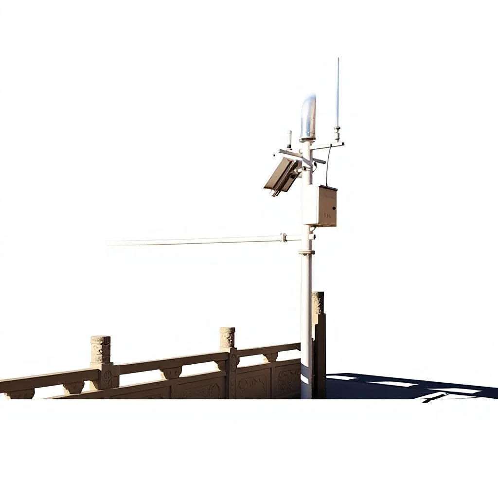 Radar Water Level Monitoring Rainfall Mountain Torrent EEAWS002 Solar Power 4G Wireless Transmission Cloud Platform