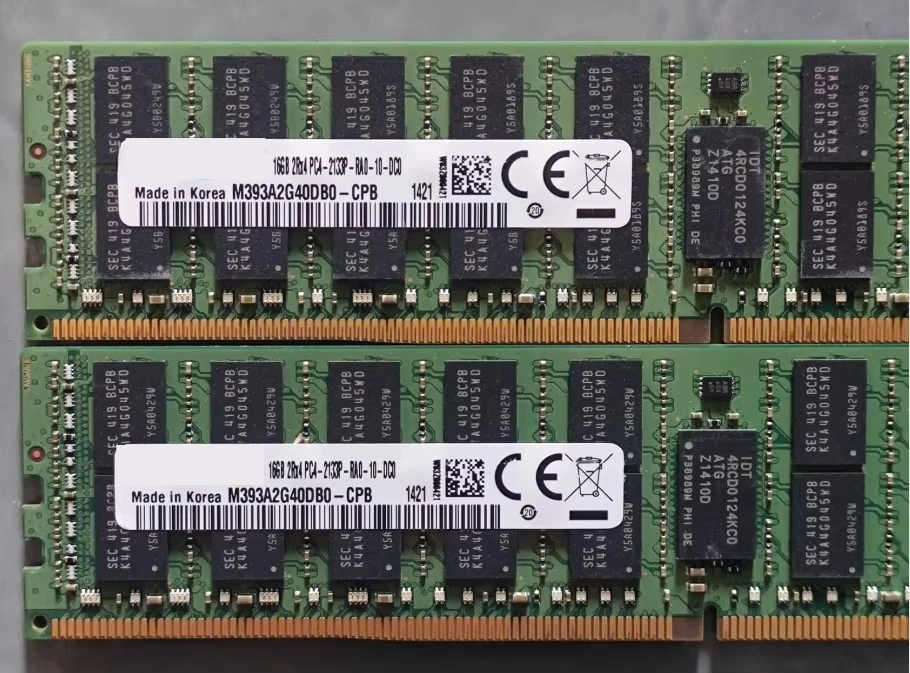 

Для памяти Samsung 16 ГБ 2RX4 PC4-2133P-RA0-10-DC0 M393A2G40DB0-CPB
