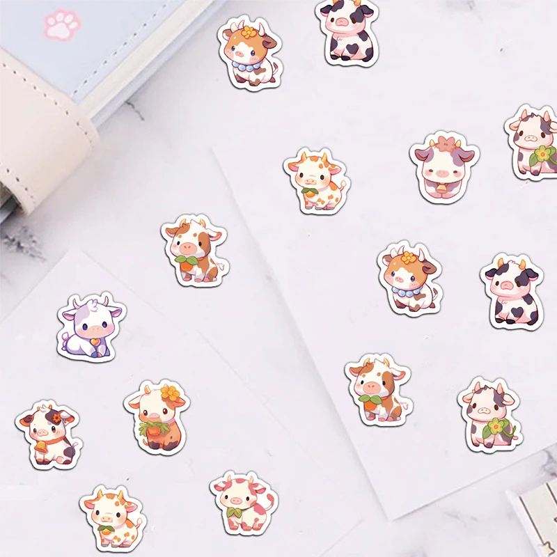 500pcs/roll Cute Cow Cartoon Graffiti Stickers DIY Phone Guitar Laptop Notebook Suitcase Waterproof Sticker Kids Toy Drop Ship