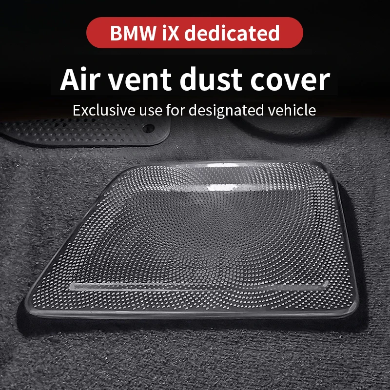 UnderSeatAir Vent Cover for BMW iX,Features Fine Stainless Steel Mesh to Prevent Air Duct Blockage,Wear-resistant,Sturdy&Durable