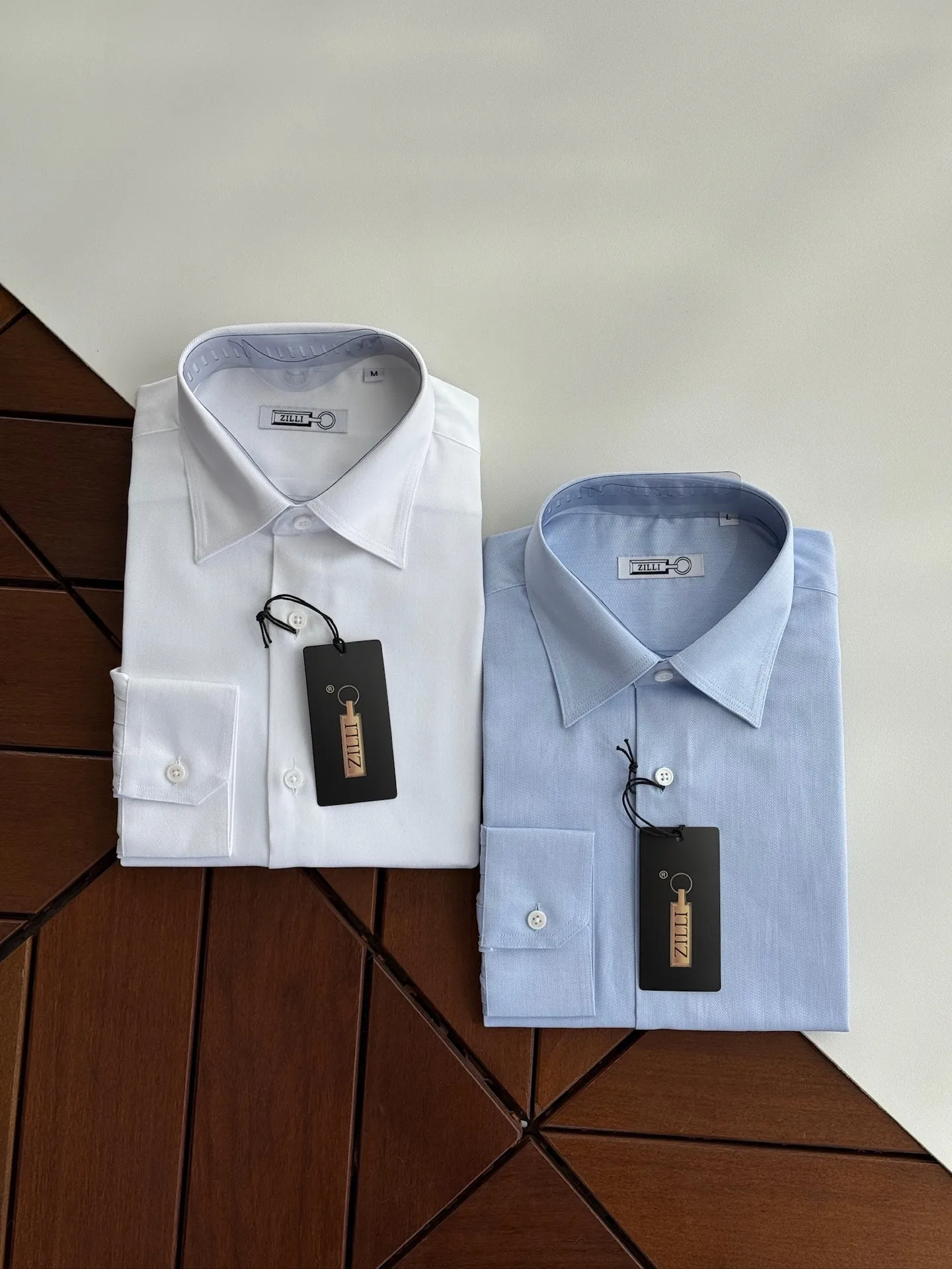 High Quality Business Shirt Men's Embroidered  Color  Collar Long Sleeve Cotton Elegant Standard Fit Casual Wear