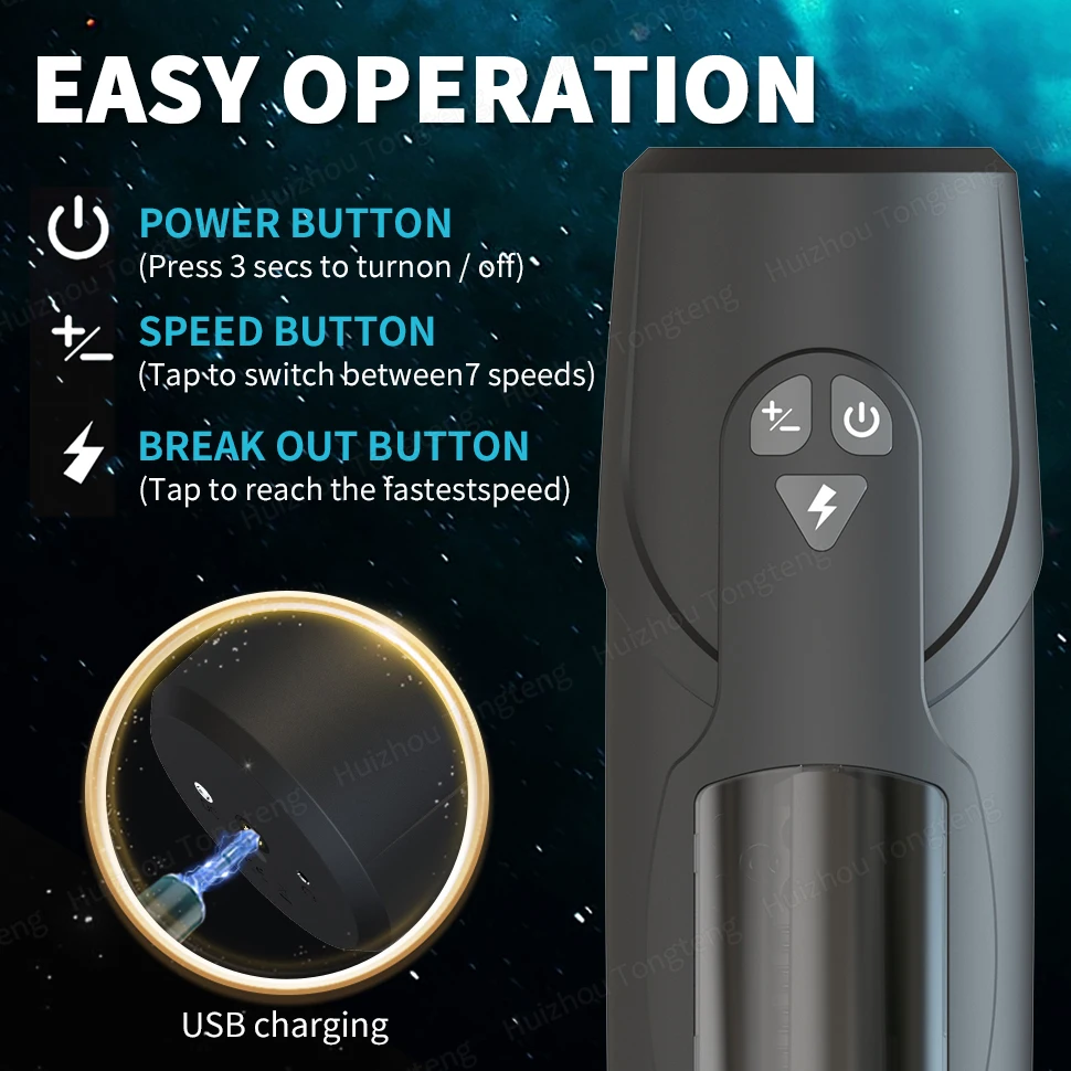 كوب الاستمناء التلقائي للذكور ، تحفيز القضيب ، ستروكر كهربائي للذكور ، مهبل جيب ، ألعاب جنسية ، 7 أوضاع تسرع وتدوير