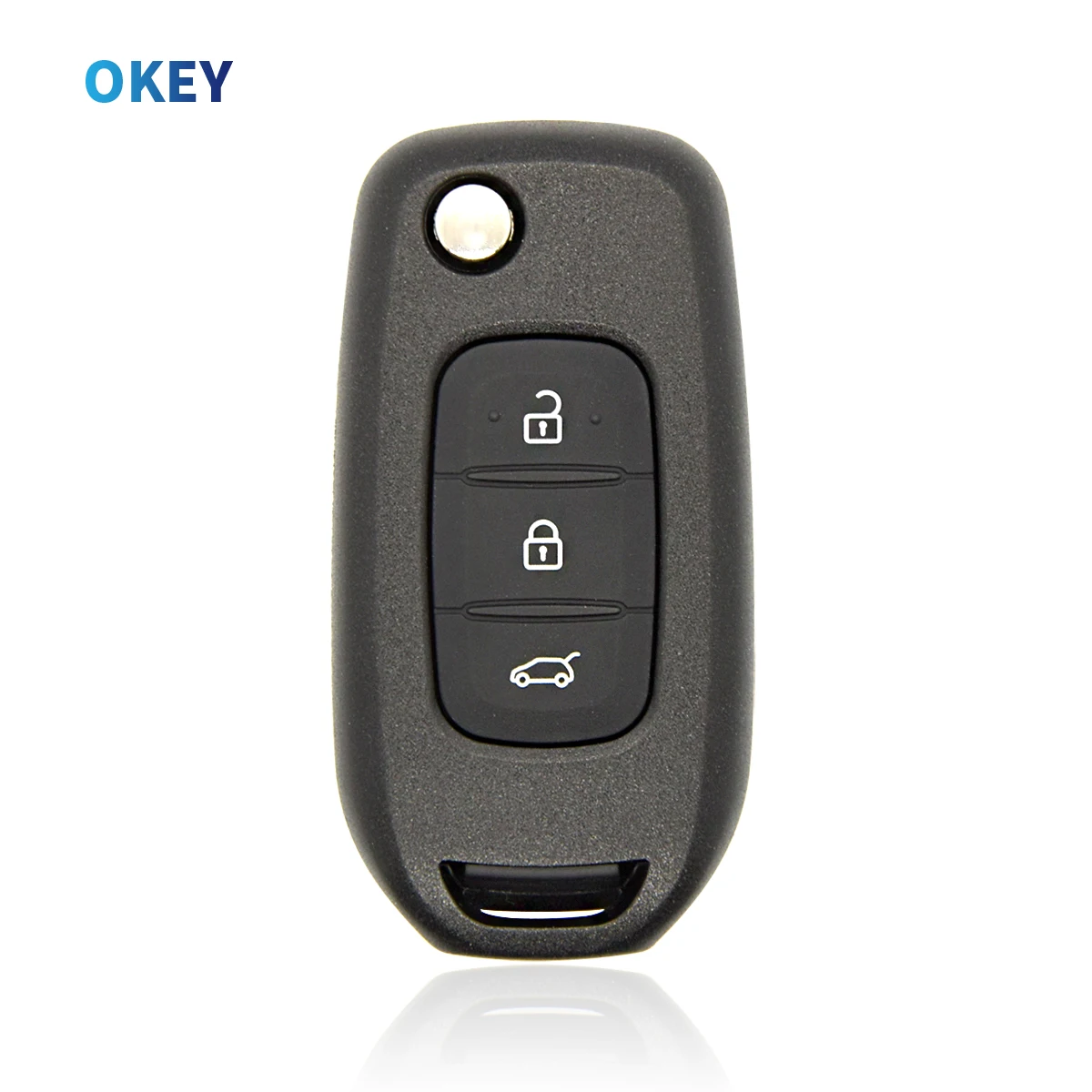 Okey Remote Car Key Shell 3Button For Renault Megane III Dacia Duster Kadjar Captur Symbol Cover Case With blade Key