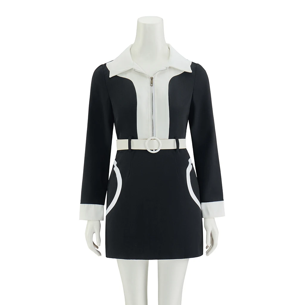 

Ruby Sunday Cosplay Costume Dress Sexy Slim Black Administrative Commuting Professional Wear Halloween Carnival Party Outfits