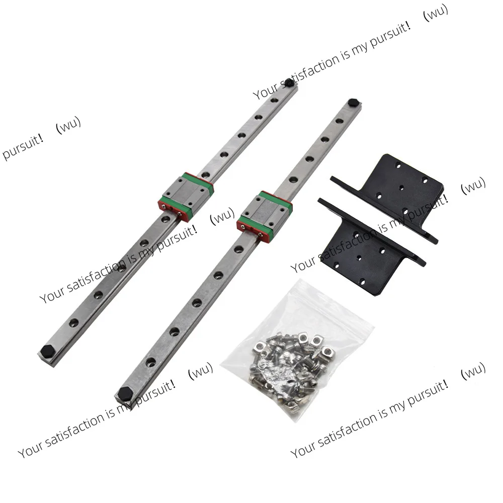 For Ender  Dual Linear Rail Upgrade Kit 300mm Slide Rail With Bearings Modified Spare Parts