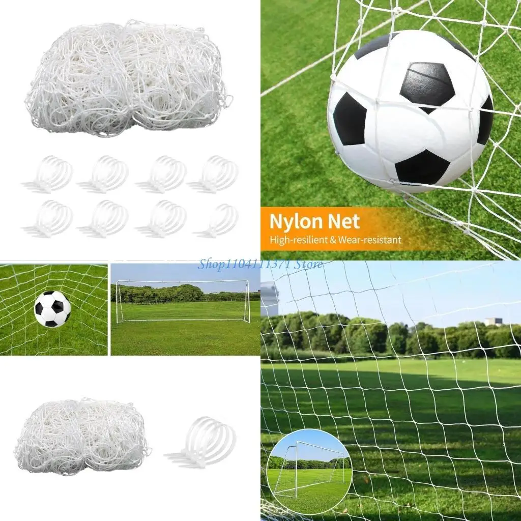 P9FC Football Geting Reting Soccer Goal Net para quintal esportes treinamento profissional, treinamento futebol