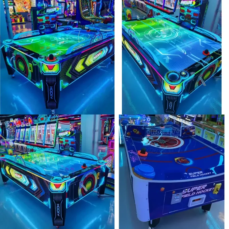 for The Latest Indoor Electric Air Hockey Game Console 2 Person Battle Coin Operated Sports Game Console Beautifully Designed