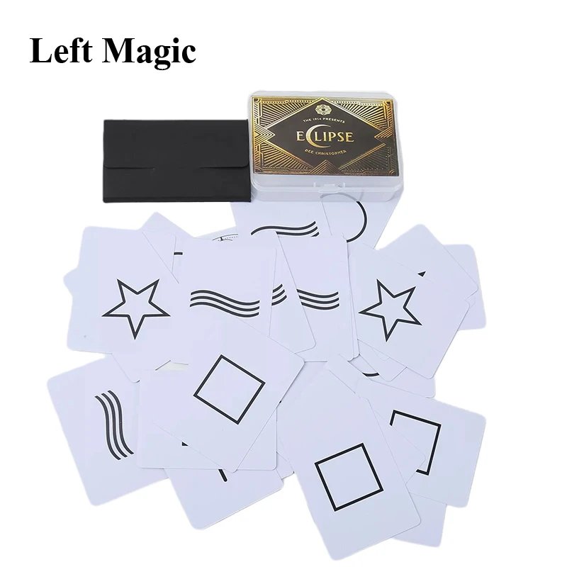 Eclipse by Dee Christopher Magic Tricks ESP Card Prediction (Gimmicks and Online Instructions) Magia Close Up Illusions Prop