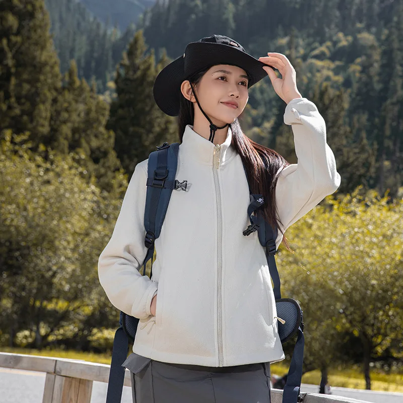 เสื้อสเวตเชิ้ตผ้าฟลีซไม่มีฮู้ด เสื้อครอปผู้หญิง สไตล์มินิมอลสำหรับฤดูร้อน ชุดลำลองสไตล์ญี่ปุ่น หวาน น่ารัก ทรงครอปแบบไม่สมมาตร สวยงาม