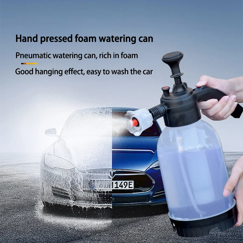 Car Wash Foam Spray Foam Sprayer Bottle Spray Gun Manual Air Pressure Water Jet Car Shampoo Snow Foam Air Pressure Spray Bottle