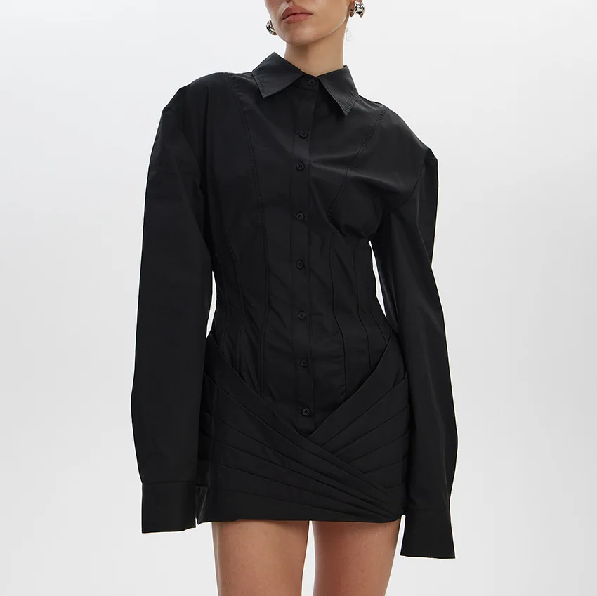 Spring/summer. New Collection: Slim-fit Short Clothes With A Stiglich Design, Long Sleeves, And A Flattering Fit 2026 Maxi